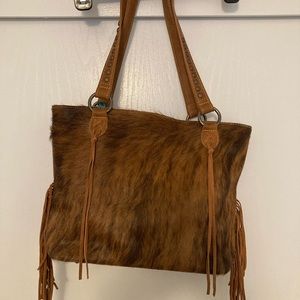 Montana West Cowhide Concealed Carry Purse